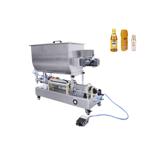Horizontal Paste Piston Filling Machine