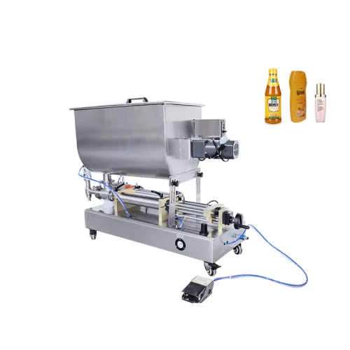 Horizontal Paste Piston Filling Machine