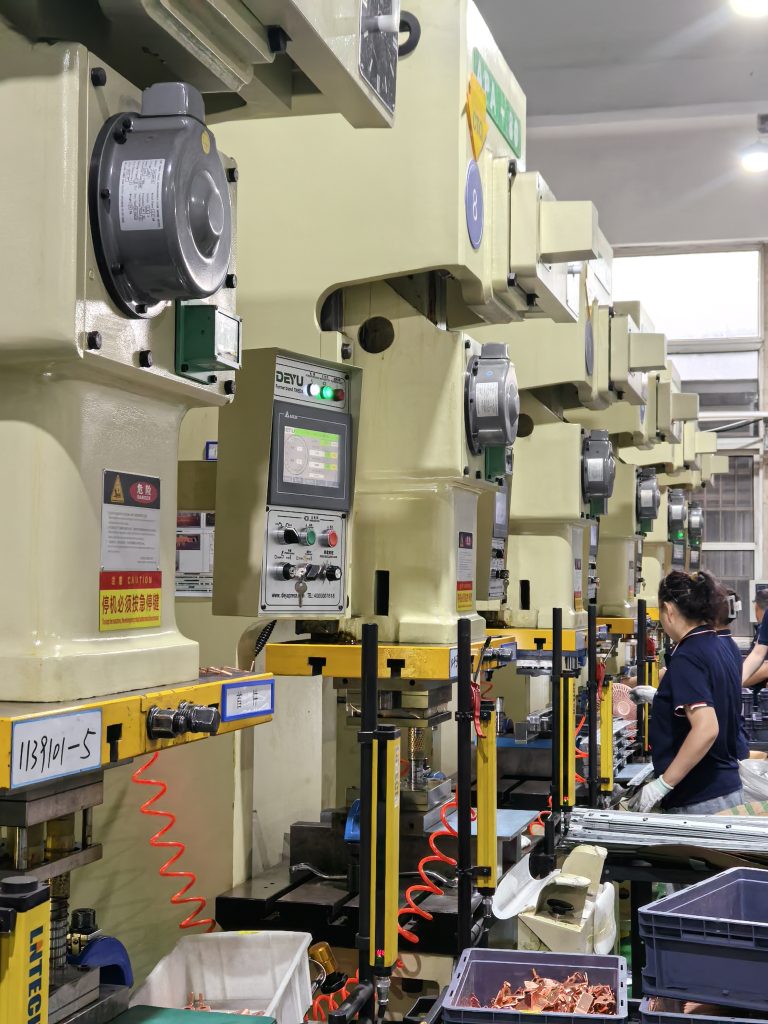 Inside the 48000 sqm SunAura packaging machinery factory corridor in Qingdao China