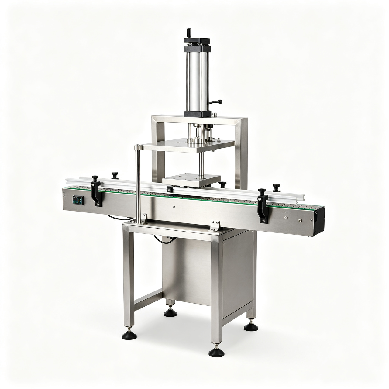 Continuous induction foil sealer for bottles and jars multi-container by SUNAURA Machinery