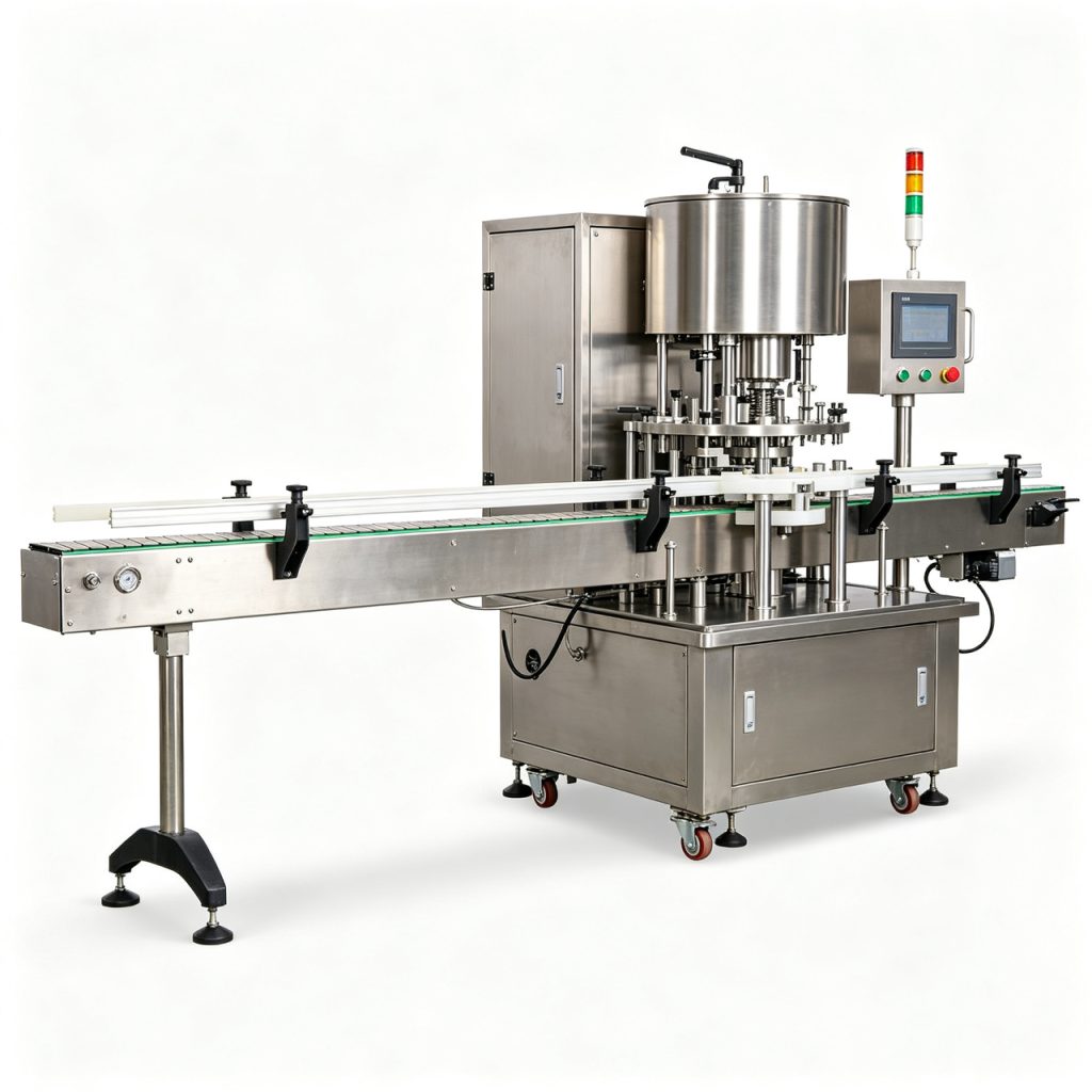SunAura Machinery Installs Inline Induction Cap Sealing Line for Brazilian Agrochemical Producer