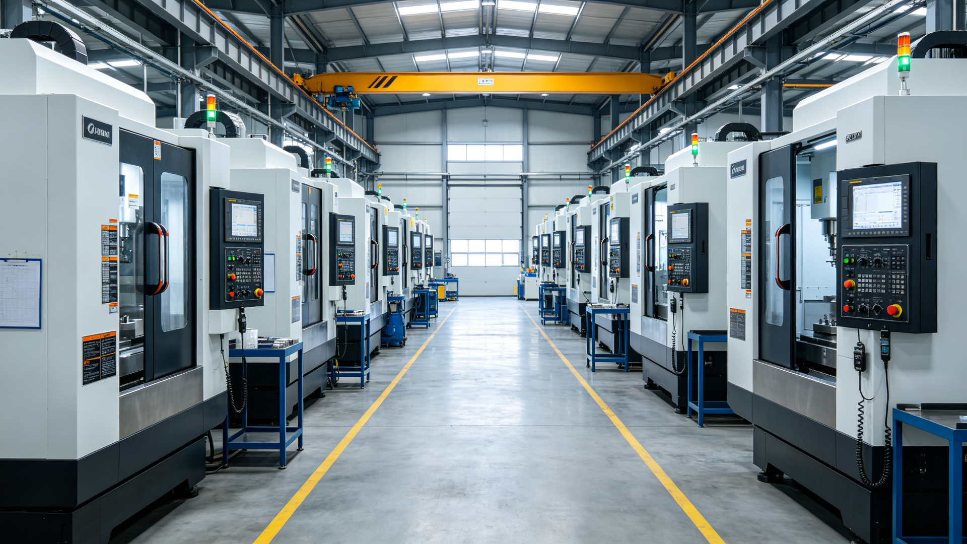 SunAura Machinery CNC production workshop