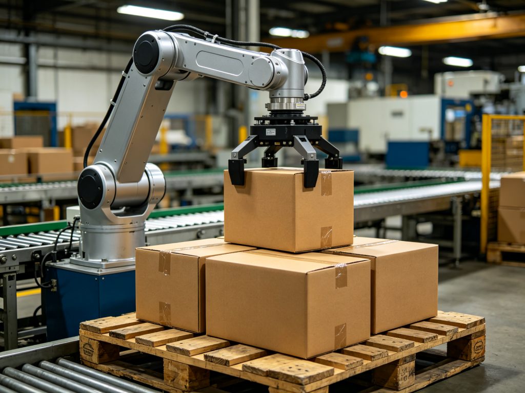 SunAura Machinery Installs Robotic Case Packing Cell for Colombian Coffee Roaster: When Robotic Pick-and-Place Beat Manual Packing