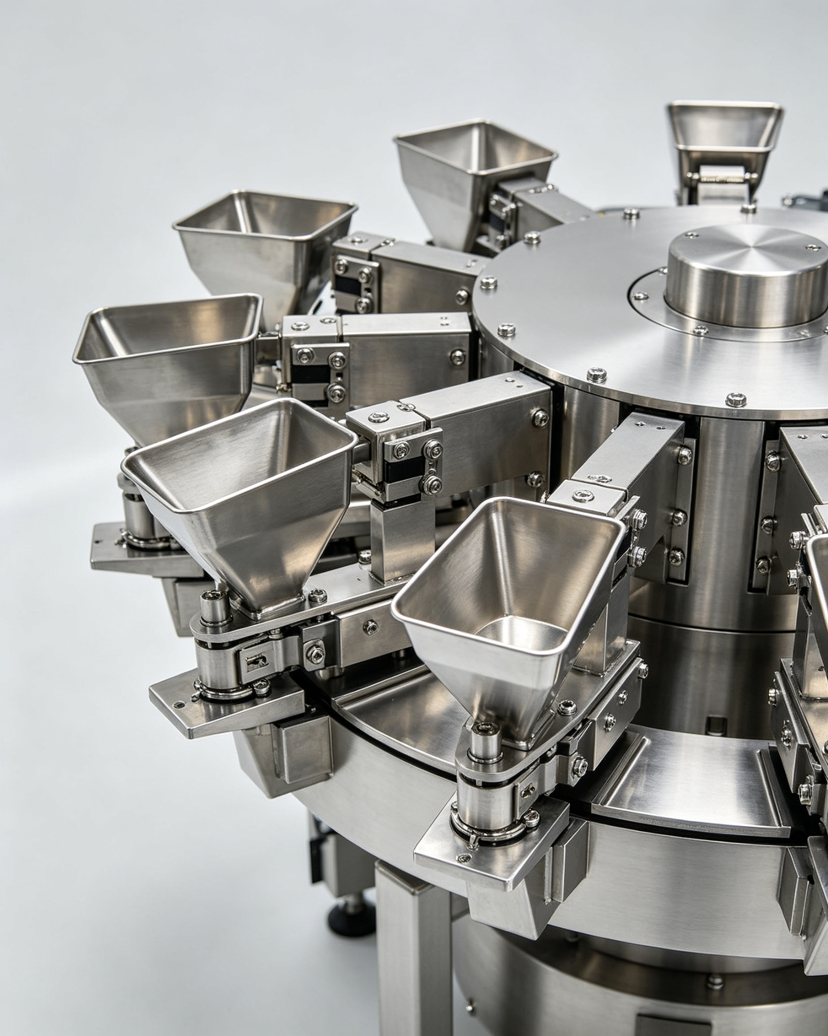 multihead weigher hopper and weigh cell detail
