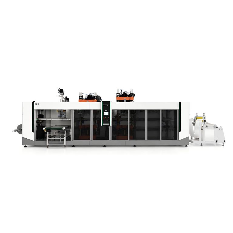 Positive negative pressure thermoforming machine